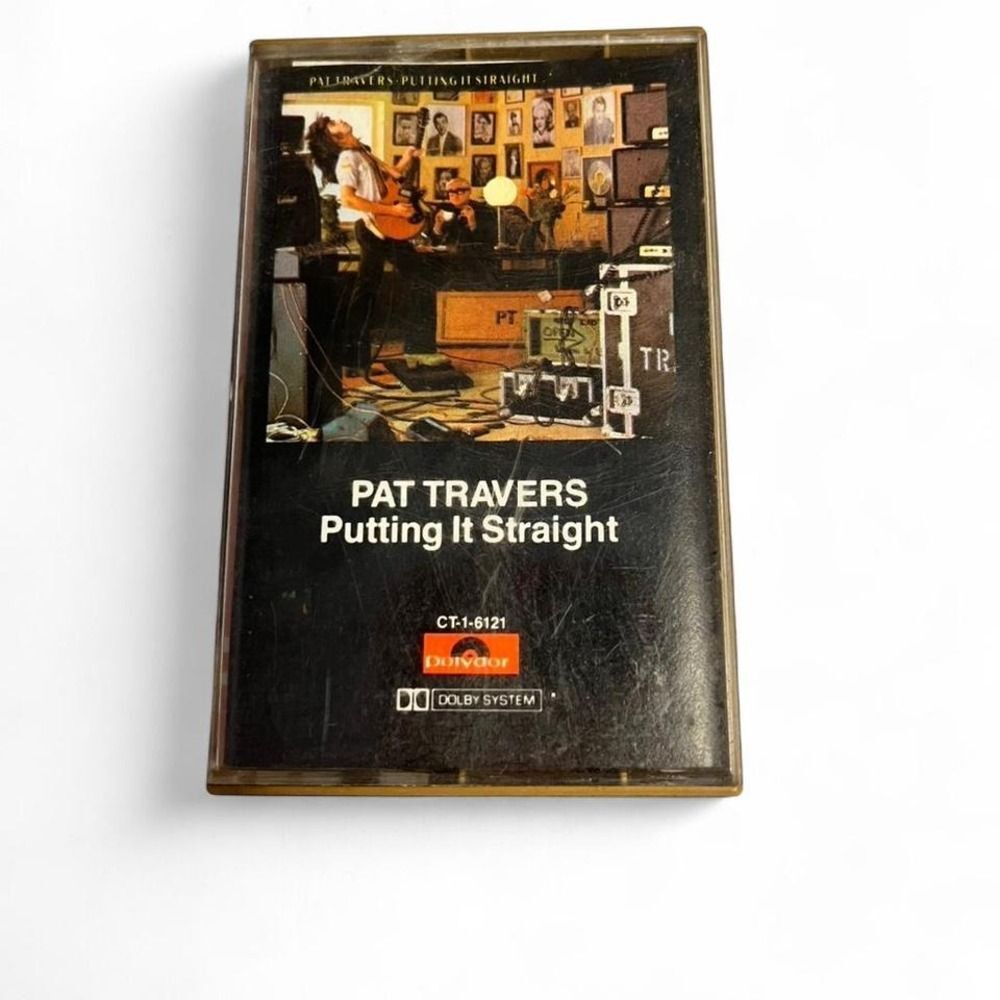 Pat Travers Putting It Straight Cassette Tape 1977 Polydor CT-1-6121 Hard Rock